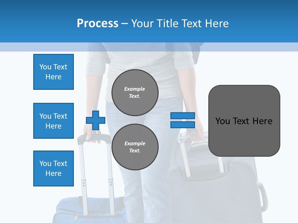 Tourist Travelling Lady PowerPoint Template