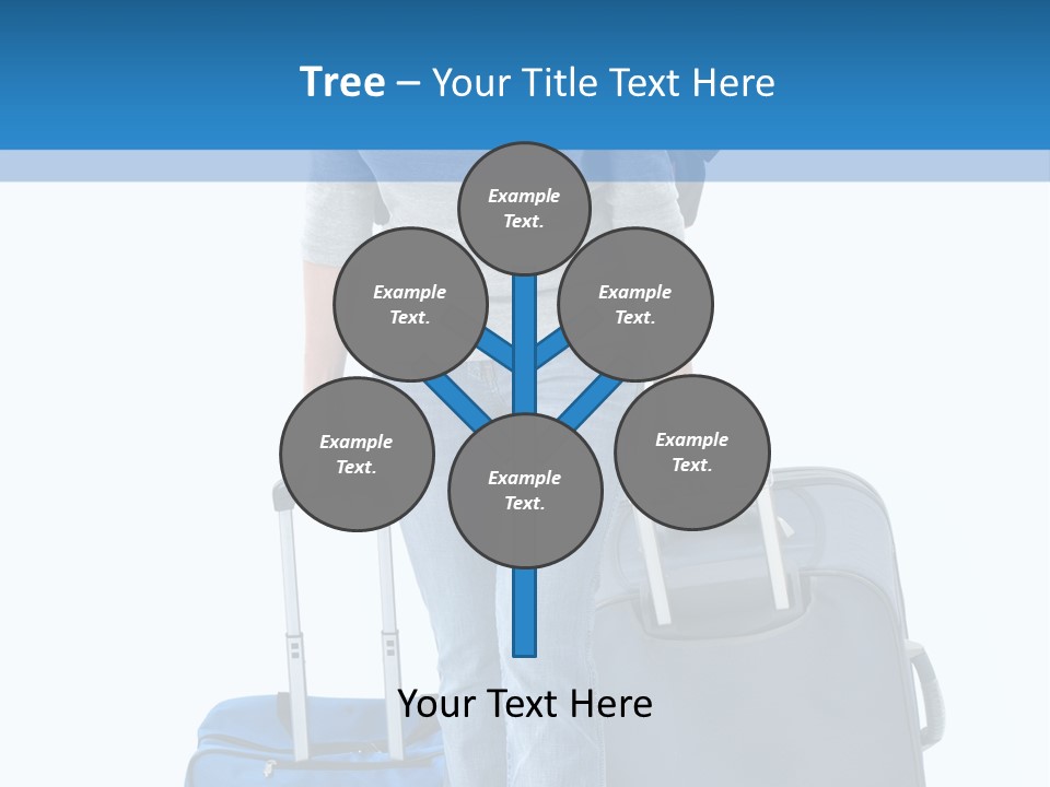 Tourist Travelling Lady PowerPoint Template