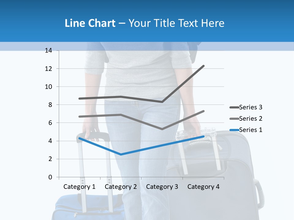 Tourist Travelling Lady PowerPoint Template