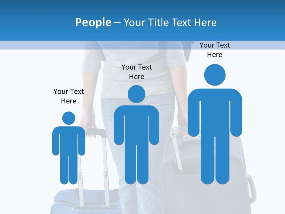 Tourist Travelling Lady PowerPoint Template