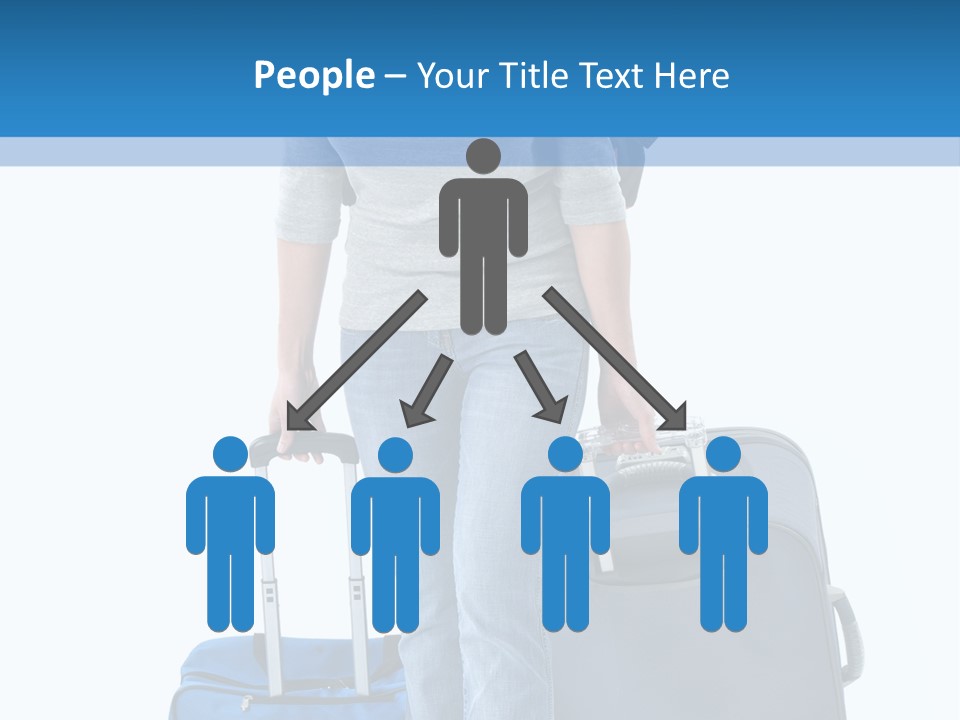 Tourist Travelling Lady PowerPoint Template