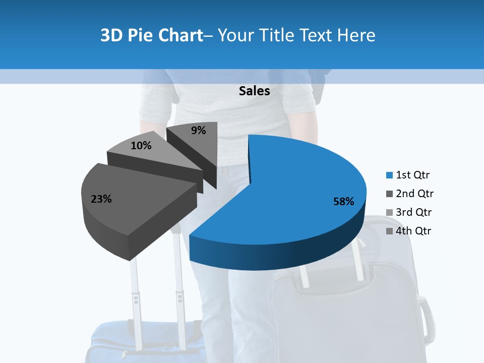 Tourist Travelling Lady PowerPoint Template