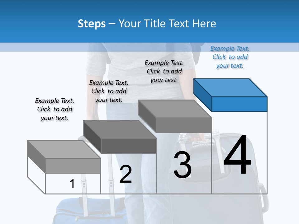 Tourist Travelling Lady PowerPoint Template