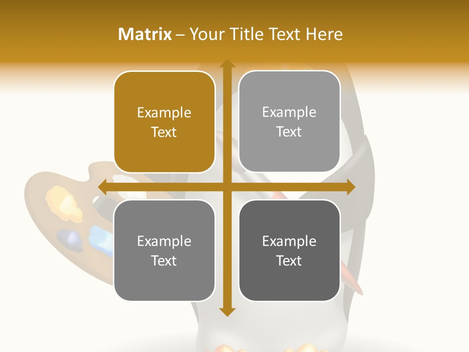 Paint Artist Painter PowerPoint Template