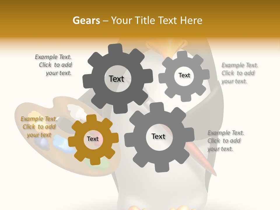 Paint Artist Painter PowerPoint Template