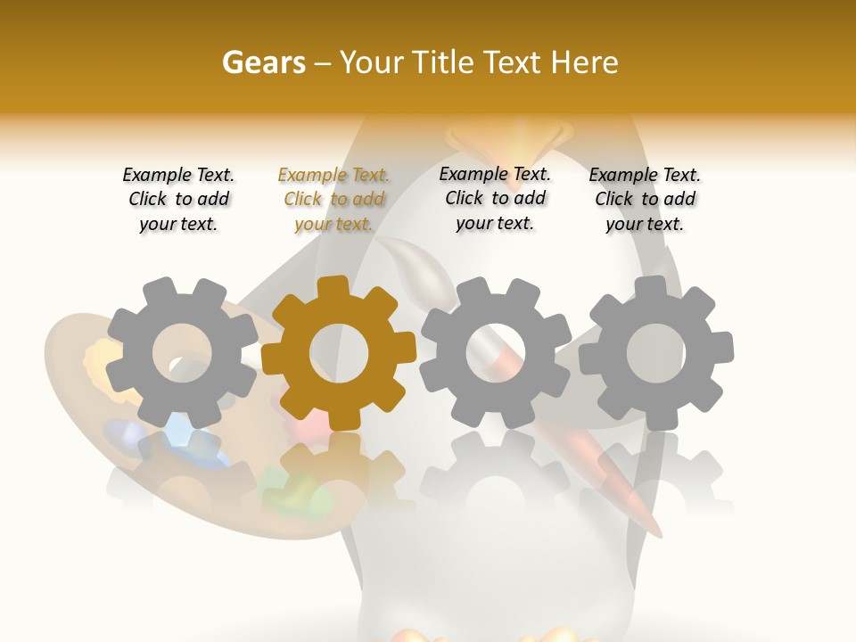 Paint Artist Painter PowerPoint Template