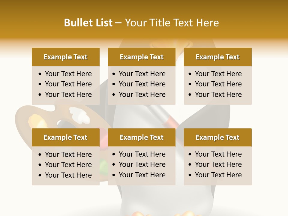 Paint Artist Painter PowerPoint Template