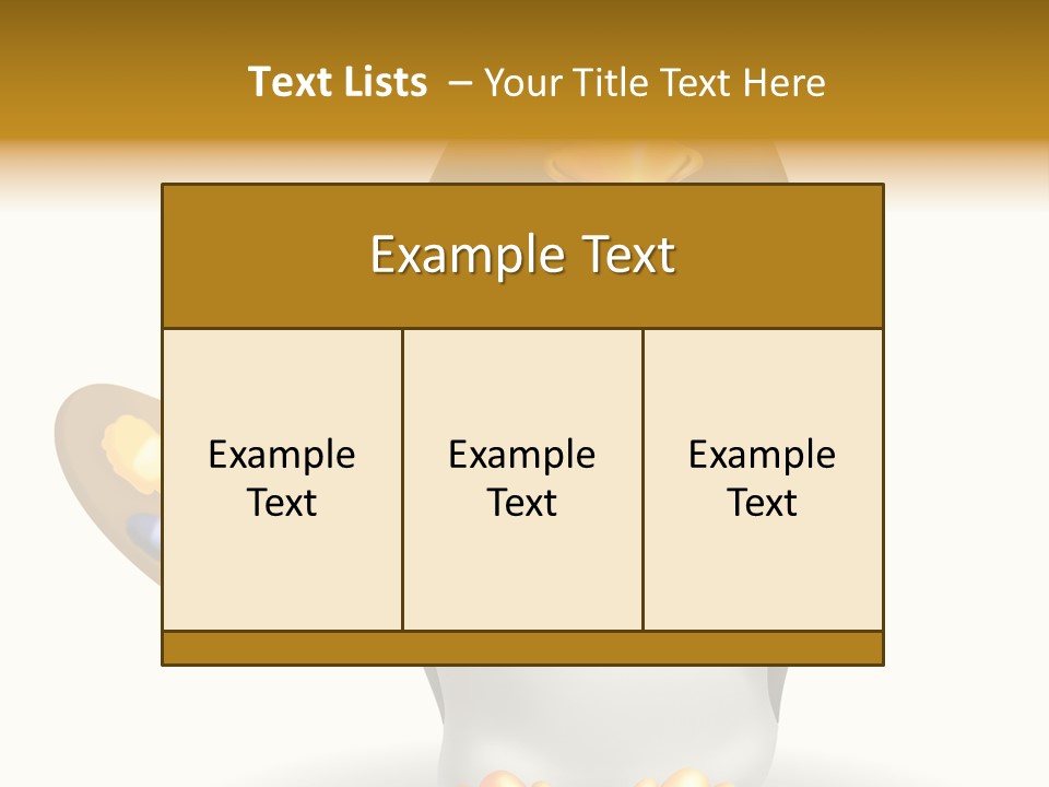 Paint Artist Painter PowerPoint Template
