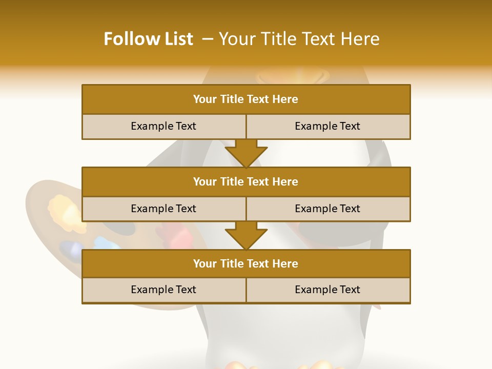 Paint Artist Painter PowerPoint Template