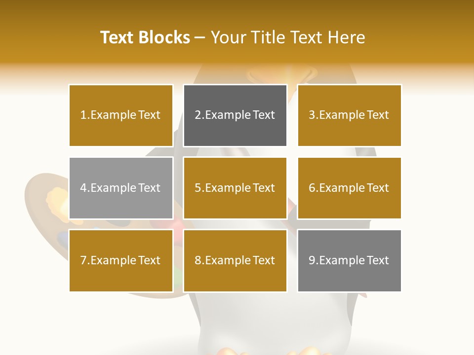 Paint Artist Painter PowerPoint Template