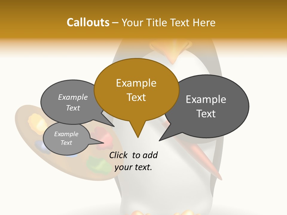 Paint Artist Painter PowerPoint Template