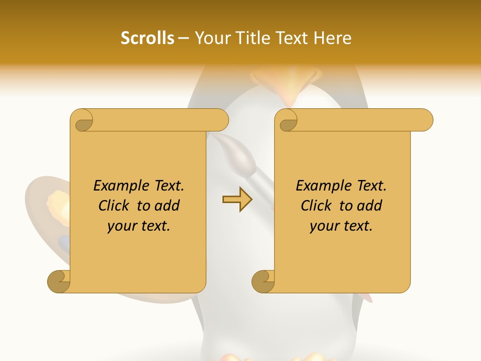 Paint Artist Painter PowerPoint Template