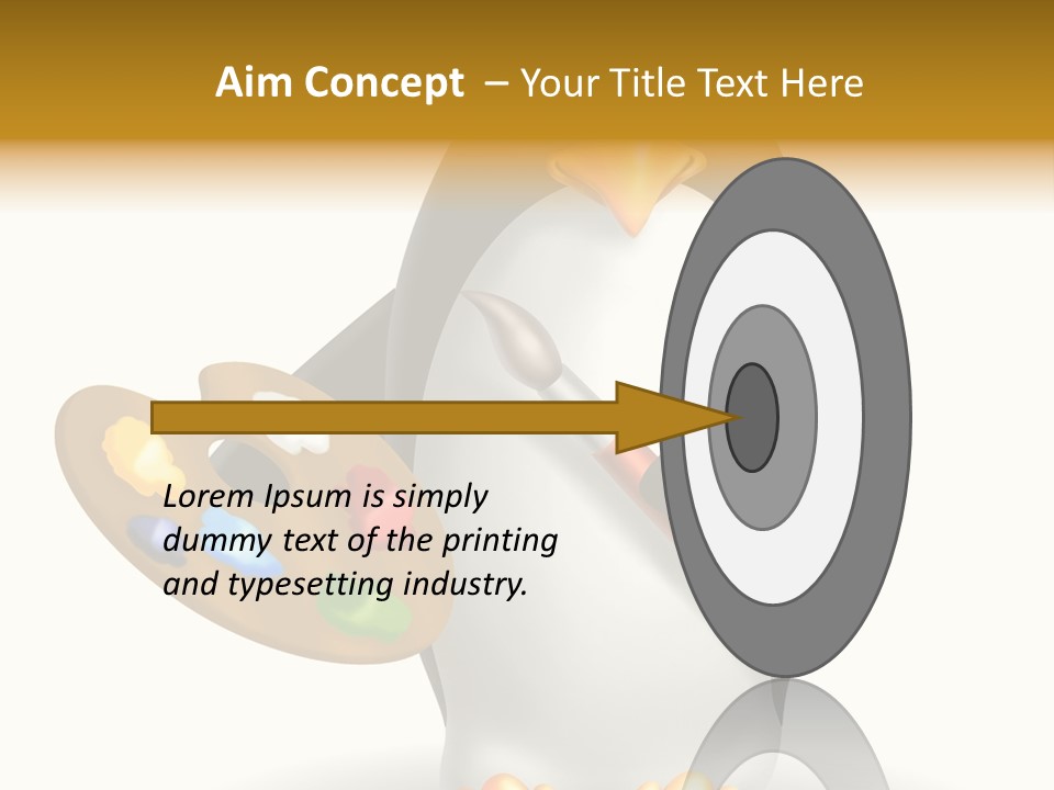 Paint Artist Painter PowerPoint Template