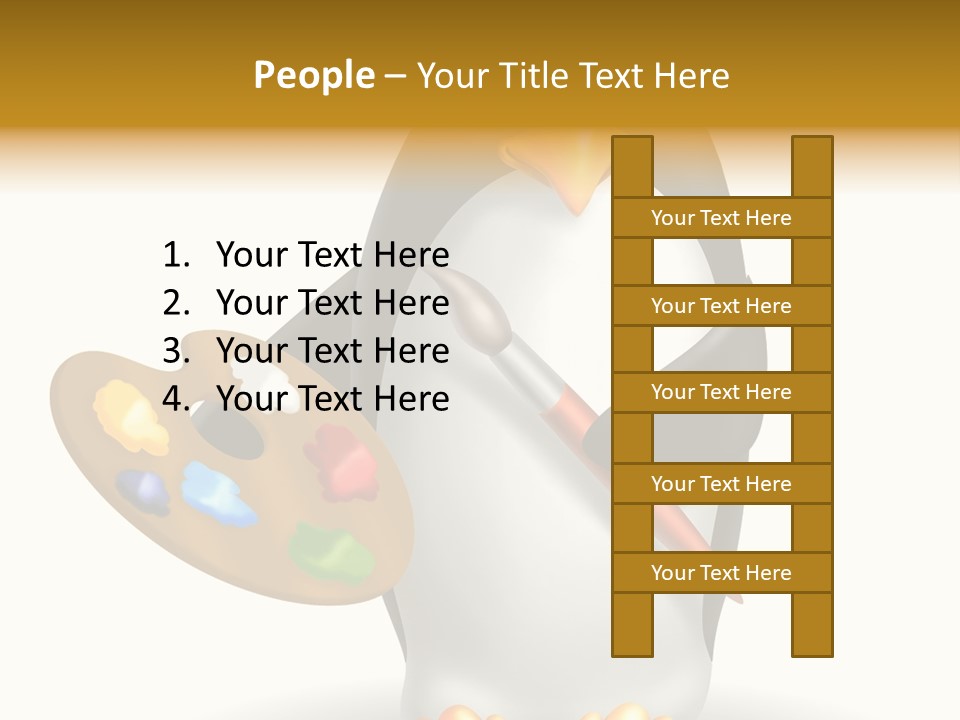 Paint Artist Painter PowerPoint Template