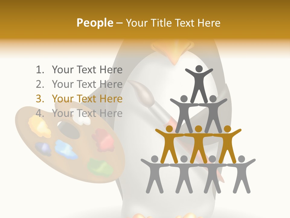 Paint Artist Painter PowerPoint Template