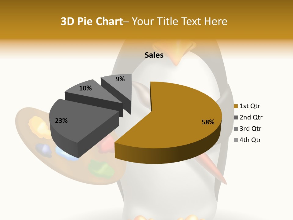 Paint Artist Painter PowerPoint Template