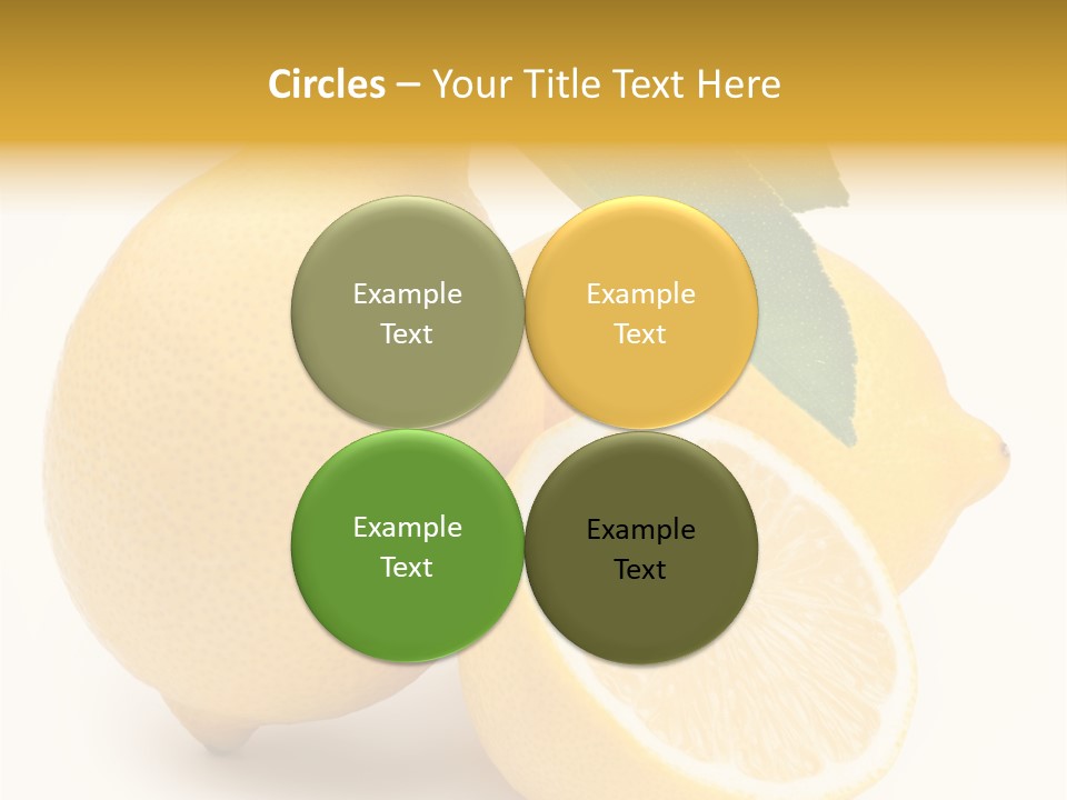 Yellow Isolated Healthy PowerPoint Template