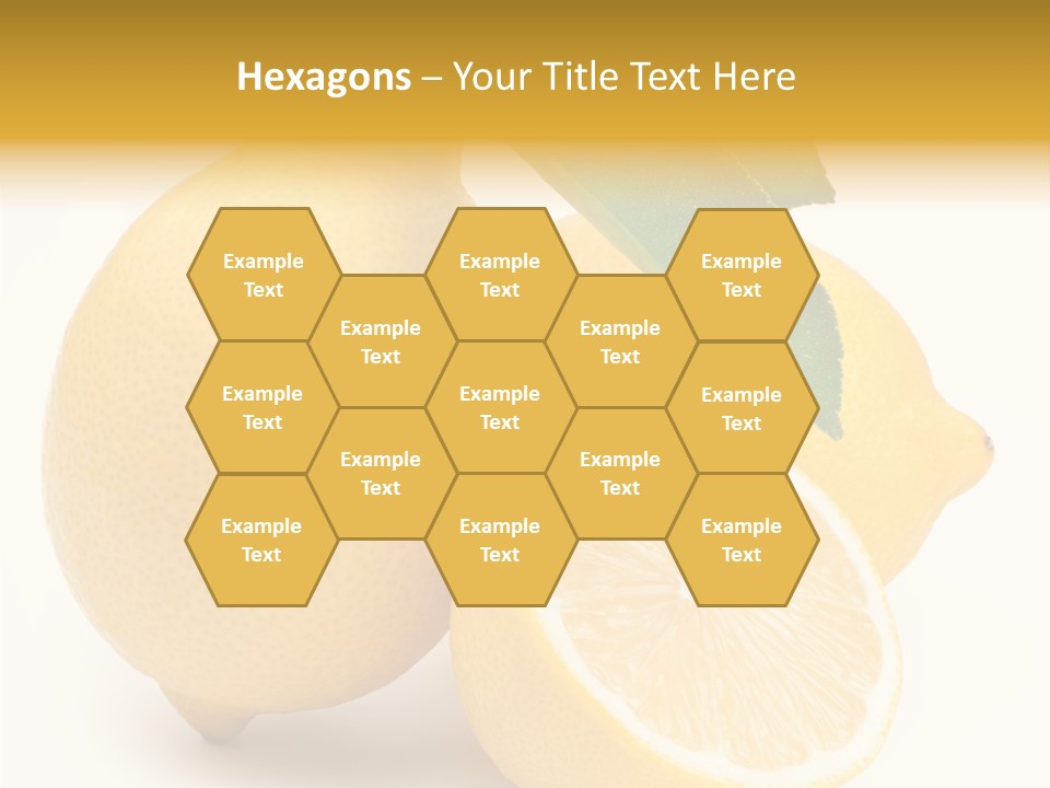 Yellow Isolated Healthy PowerPoint Template
