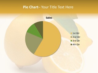 Yellow Isolated Healthy PowerPoint Template