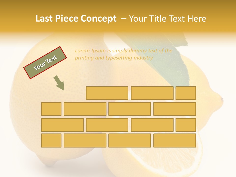 Yellow Isolated Healthy PowerPoint Template