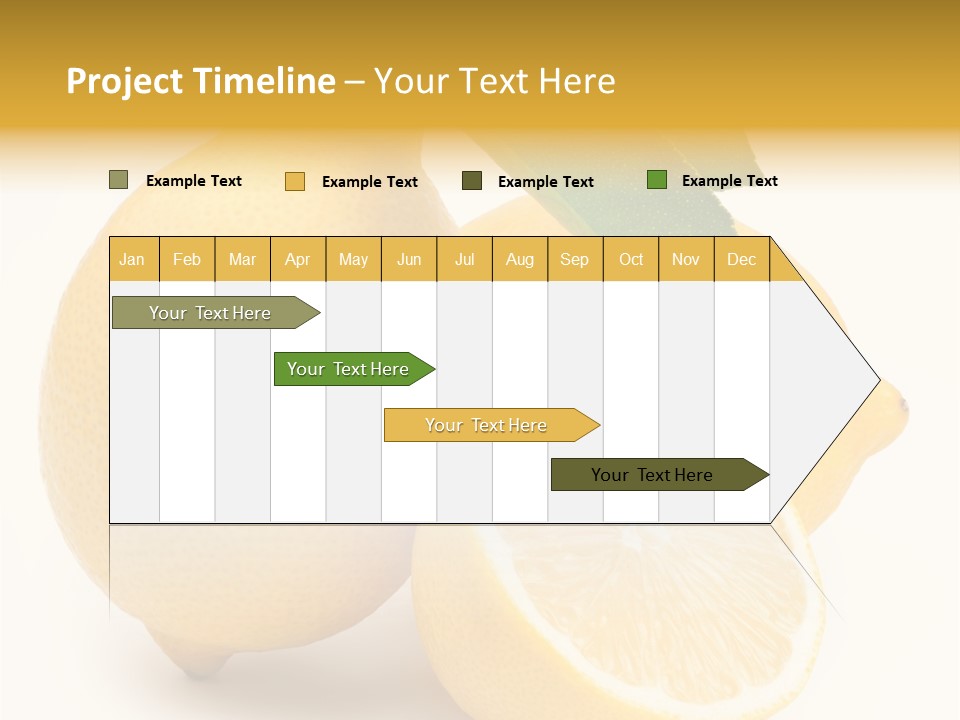 Yellow Isolated Healthy PowerPoint Template