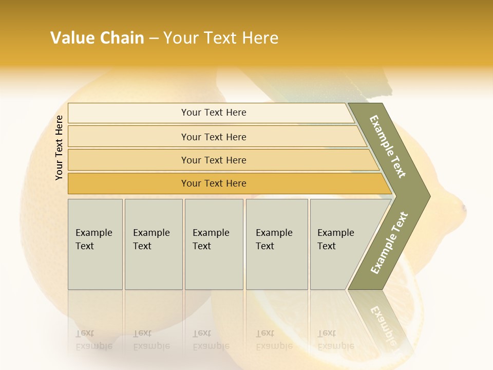 Yellow Isolated Healthy PowerPoint Template