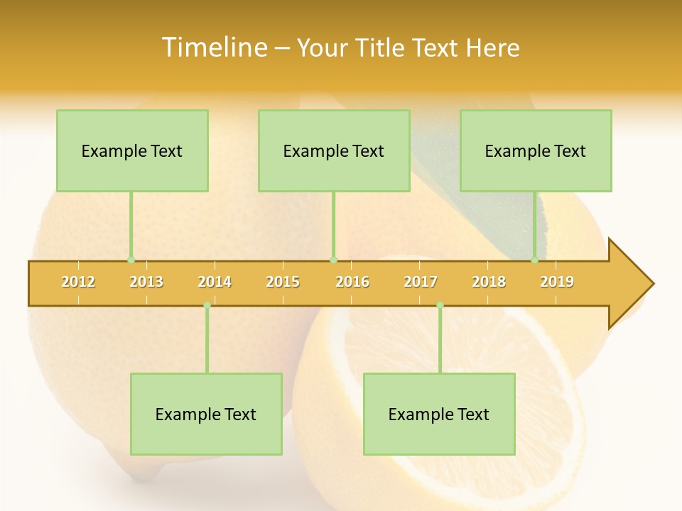 Yellow Isolated Healthy PowerPoint Template