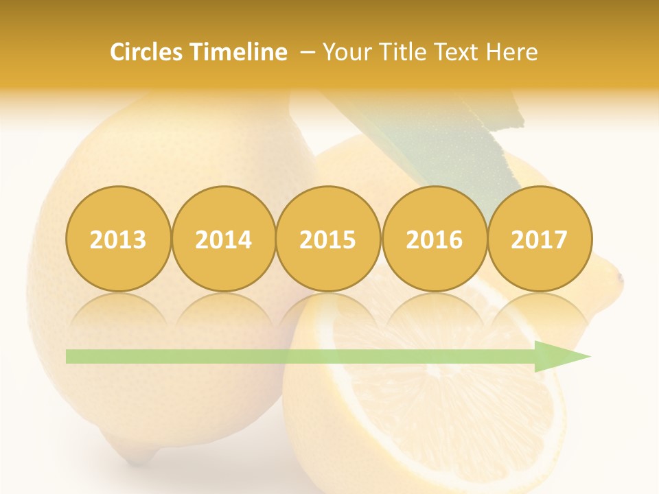 Yellow Isolated Healthy PowerPoint Template