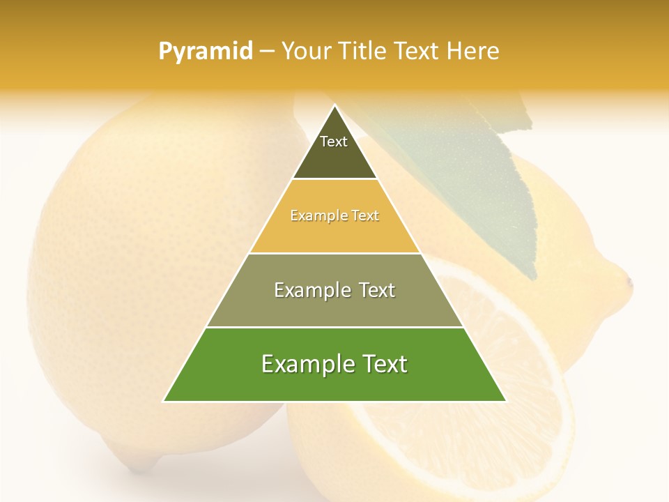 Yellow Isolated Healthy PowerPoint Template