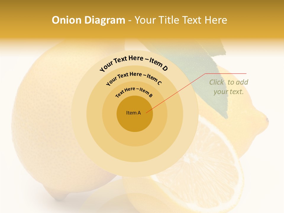Yellow Isolated Healthy PowerPoint Template