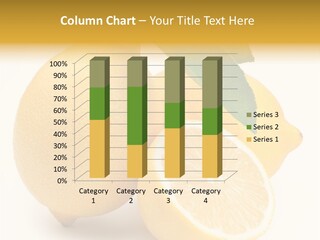 Yellow Isolated Healthy PowerPoint Template