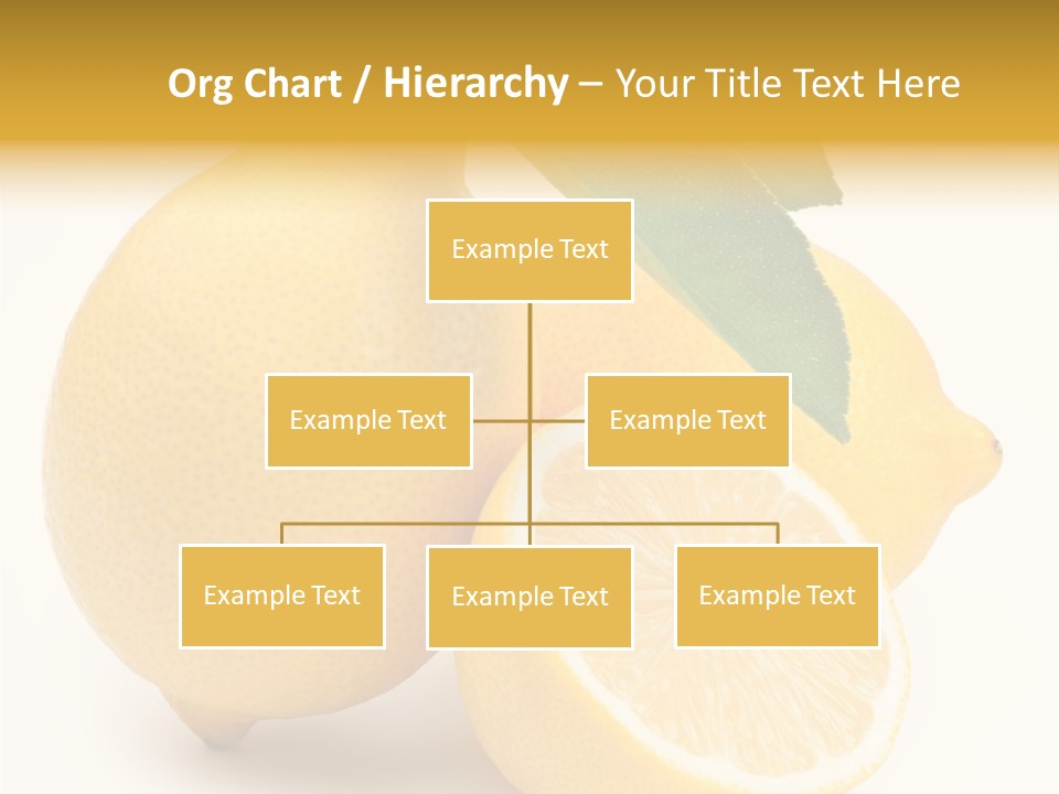 Yellow Isolated Healthy PowerPoint Template