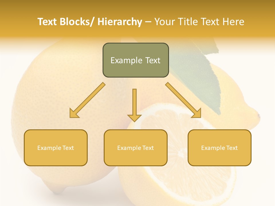 Yellow Isolated Healthy PowerPoint Template