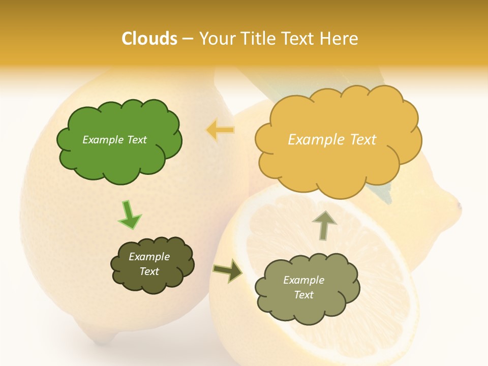 Yellow Isolated Healthy PowerPoint Template