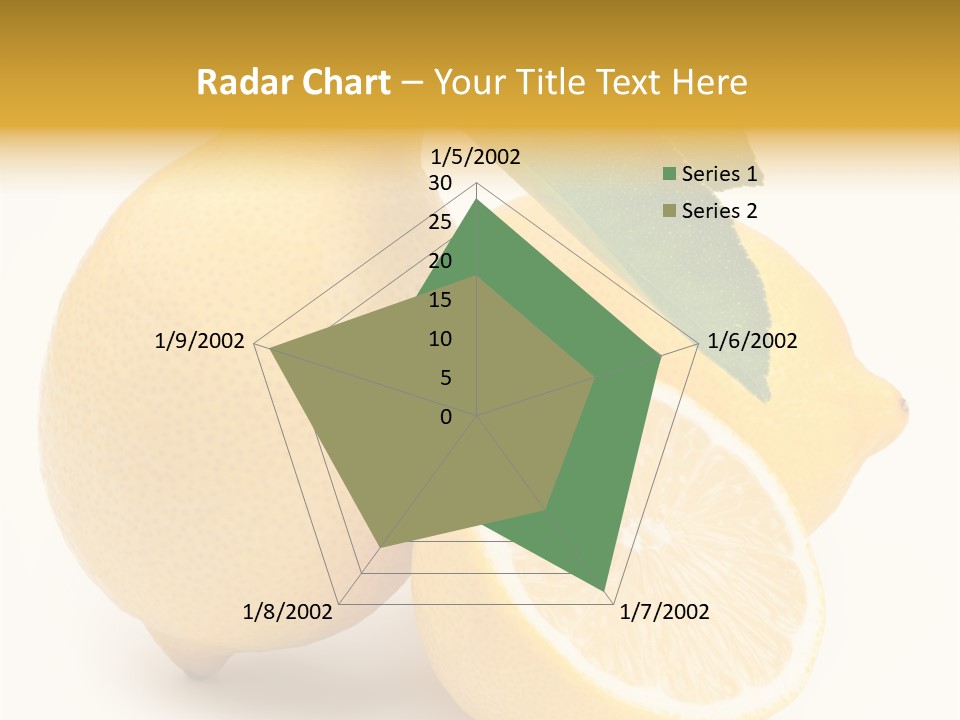 Yellow Isolated Healthy PowerPoint Template