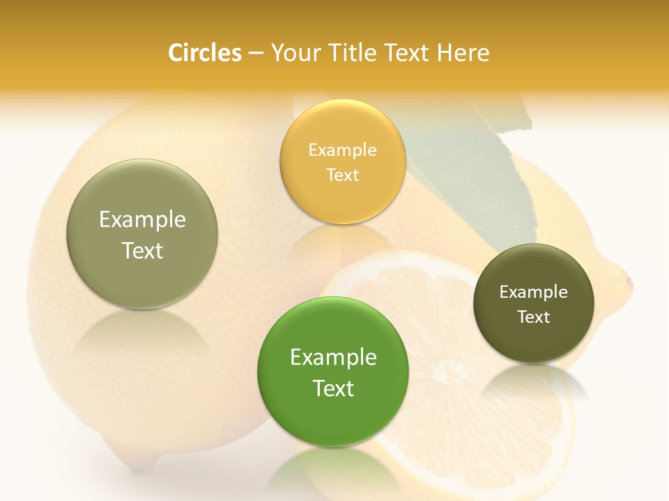 Yellow Isolated Healthy PowerPoint Template