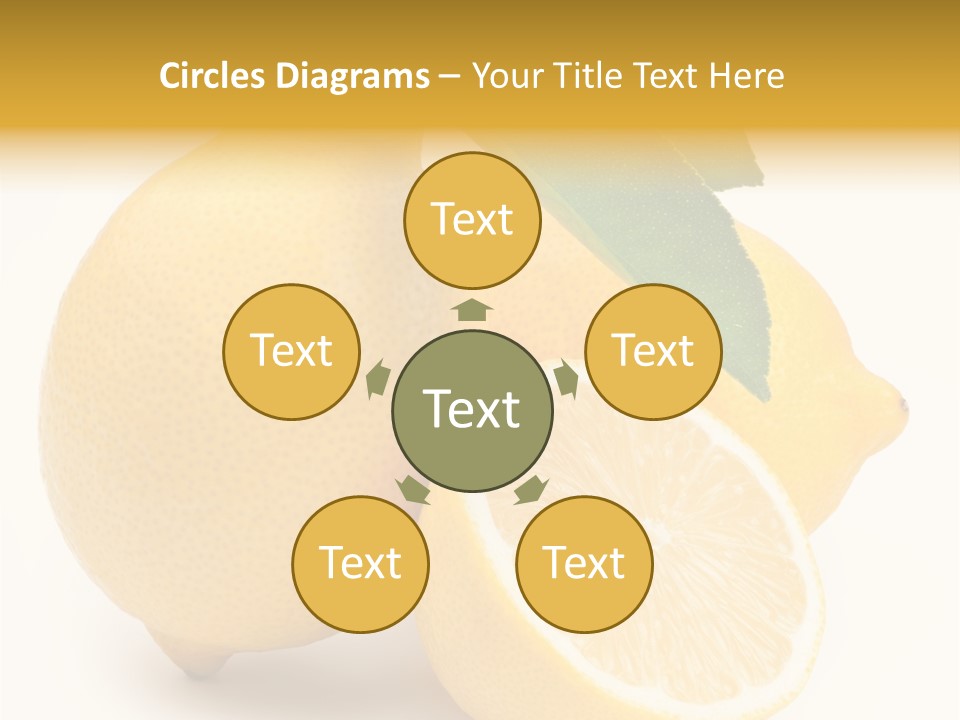 Yellow Isolated Healthy PowerPoint Template