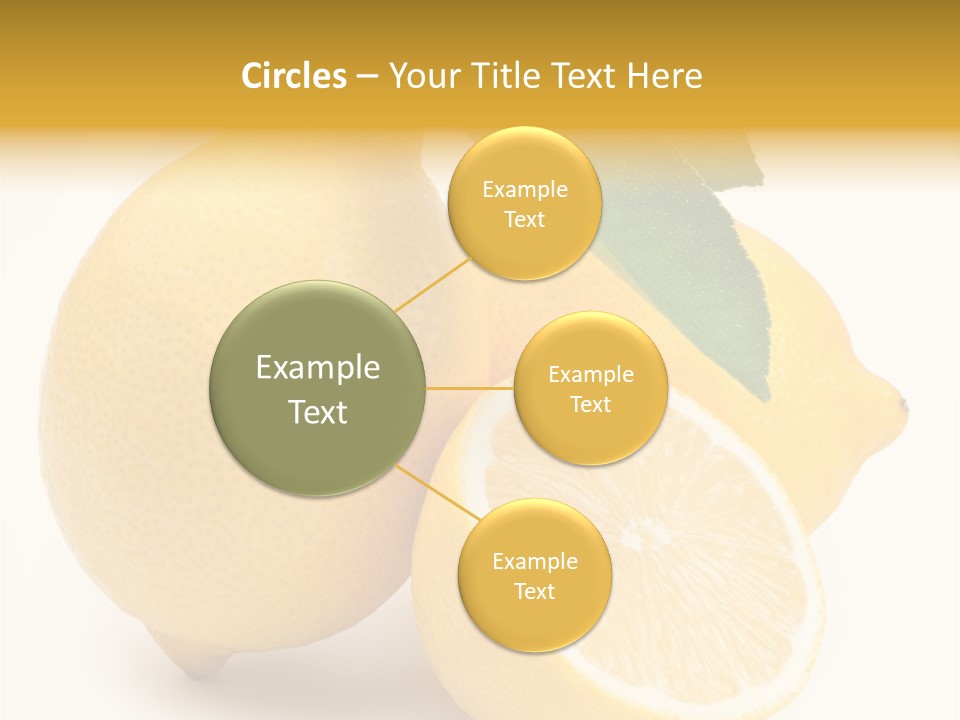 Yellow Isolated Healthy PowerPoint Template