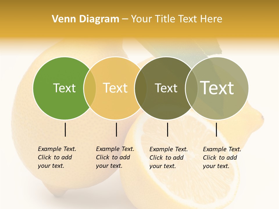 Yellow Isolated Healthy PowerPoint Template