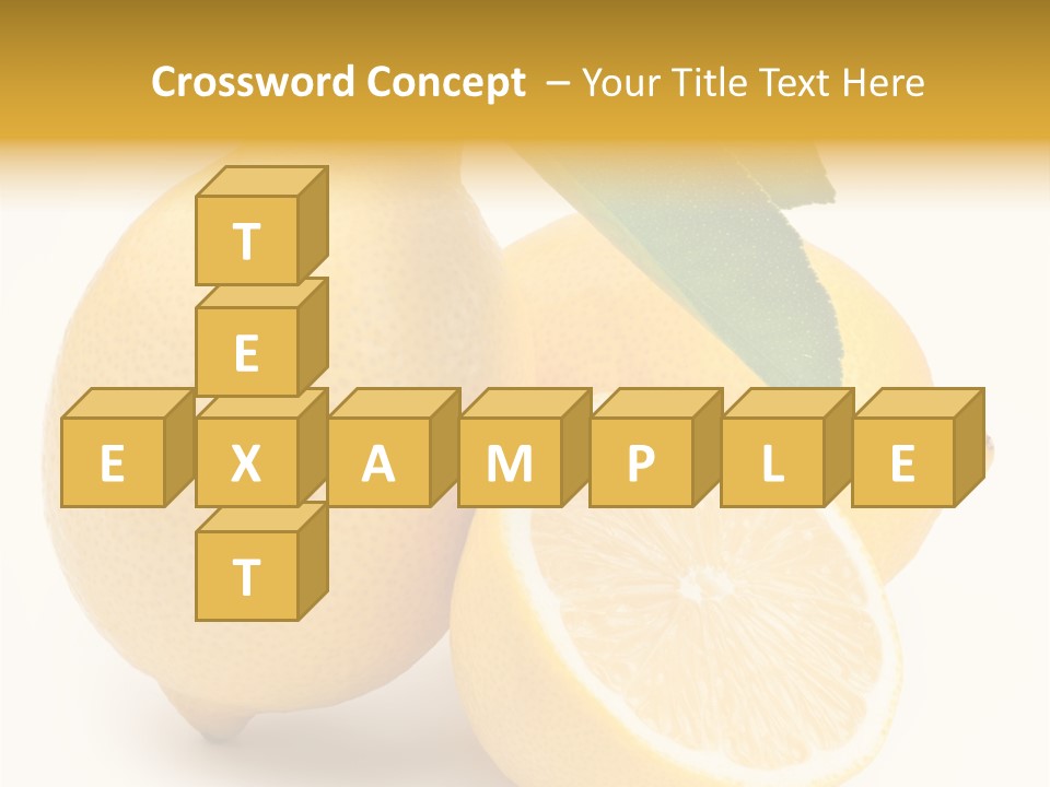 Yellow Isolated Healthy PowerPoint Template