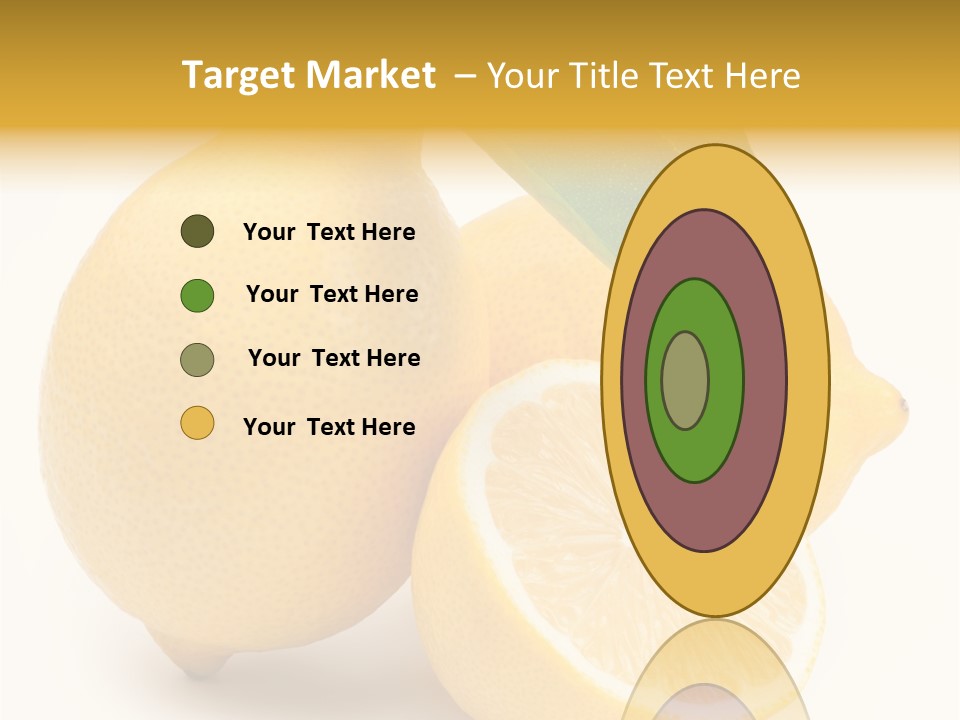 Yellow Isolated Healthy PowerPoint Template