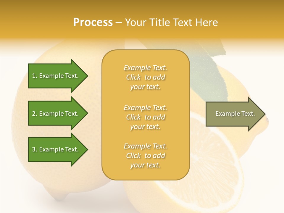 Yellow Isolated Healthy PowerPoint Template