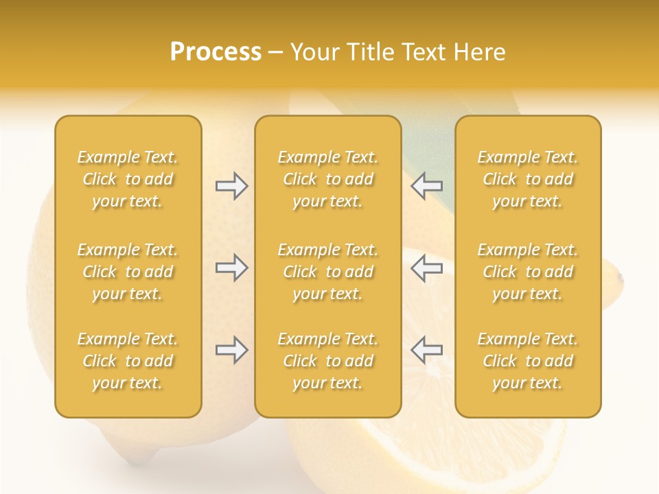 Yellow Isolated Healthy PowerPoint Template