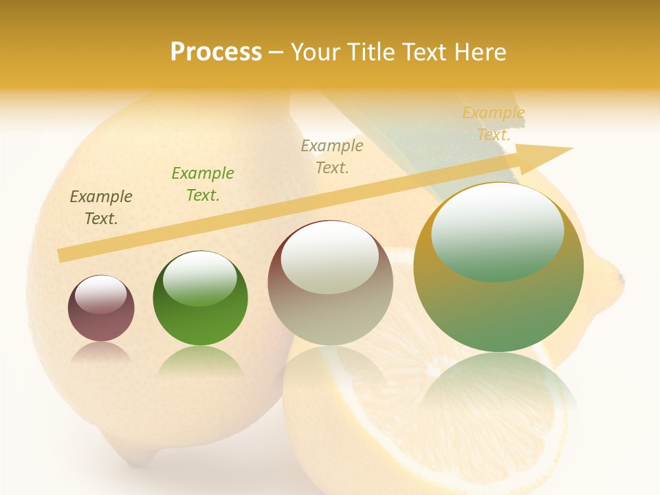 Yellow Isolated Healthy PowerPoint Template