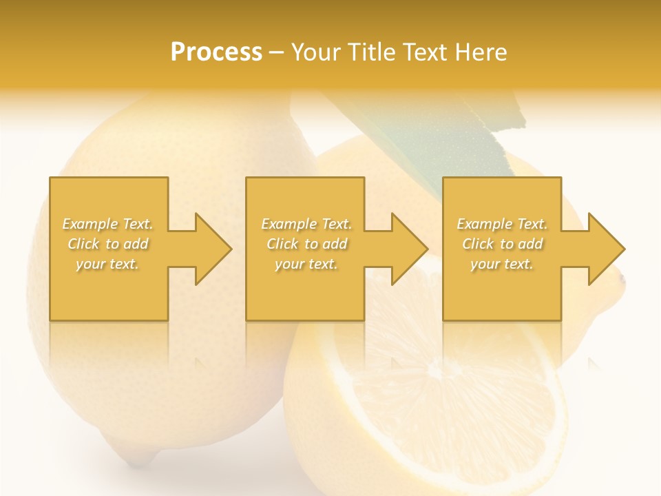 Yellow Isolated Healthy PowerPoint Template