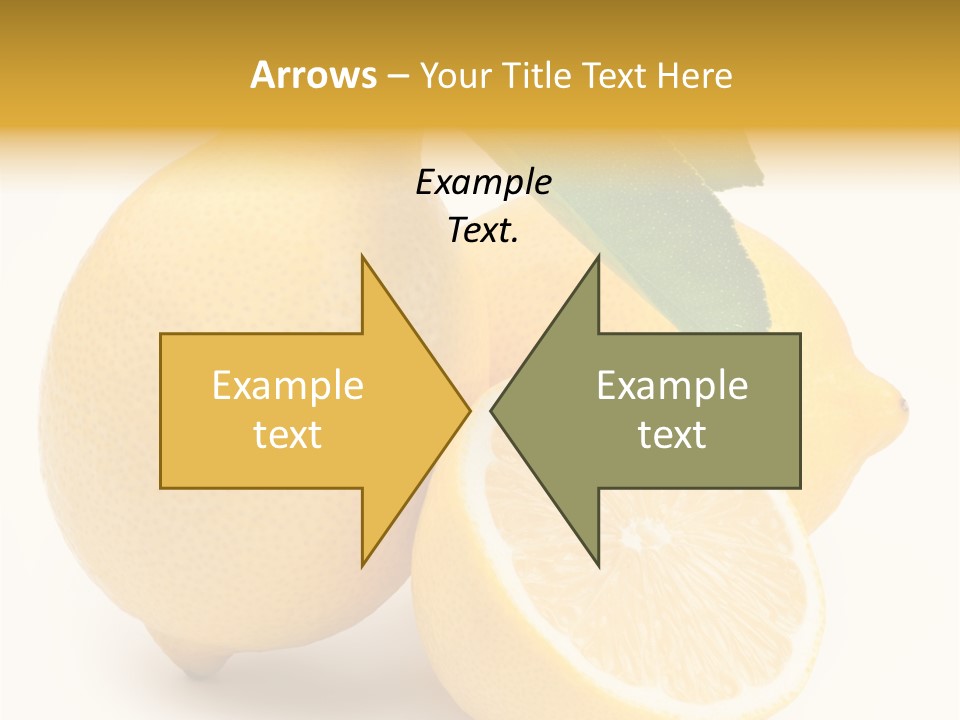 Yellow Isolated Healthy PowerPoint Template