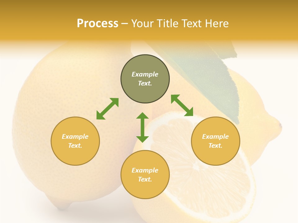 Yellow Isolated Healthy PowerPoint Template