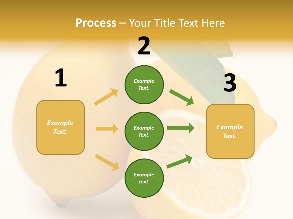 Yellow Isolated Healthy PowerPoint Template