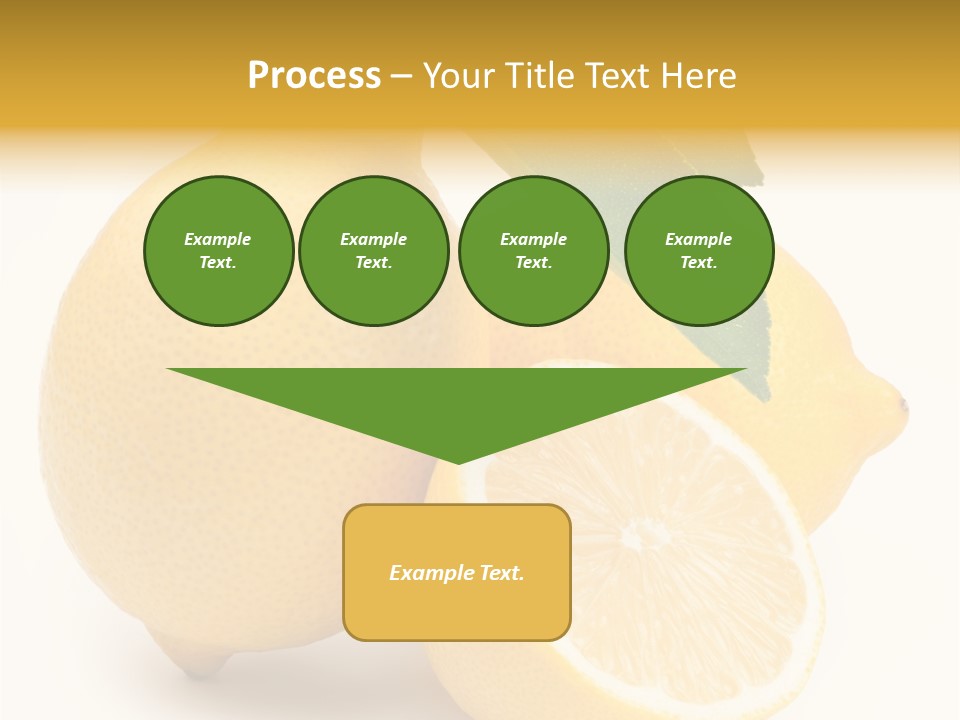 Yellow Isolated Healthy PowerPoint Template