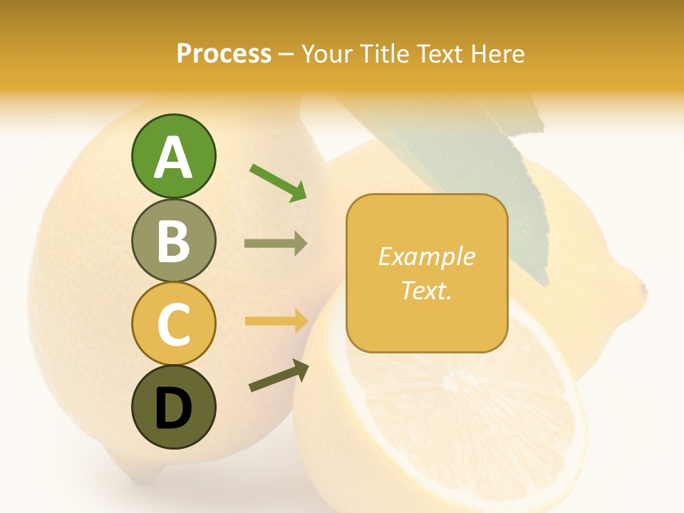 Yellow Isolated Healthy PowerPoint Template